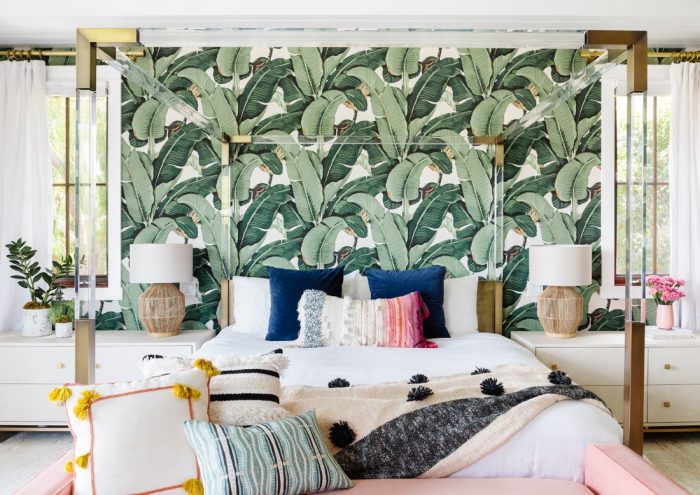 Veronica’s Tropical Bohemian Bedroom