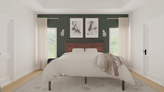 Midcentury Scandi Bedroom by Havenly Interior Designer Stephanie