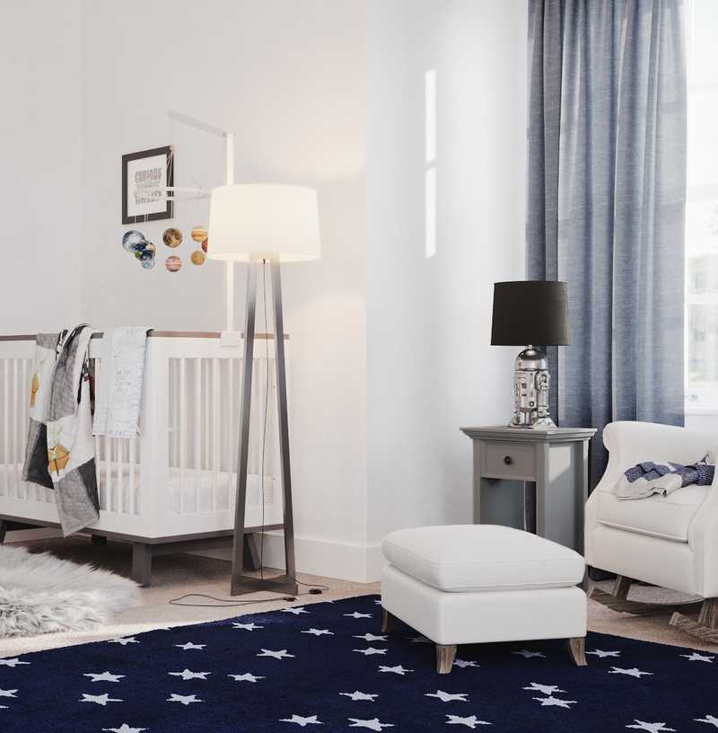 Eclectic, Transitional Nursery Design by Havenly Interior Designer Julia